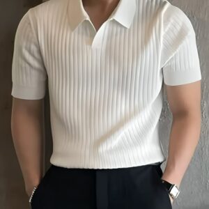 White Polo T-shirt for Men