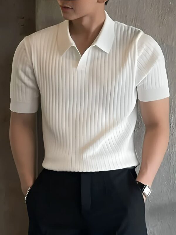 White Polo T-shirt for Men